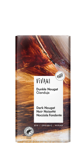 Vivani Chocolat noir nougat bio 100g